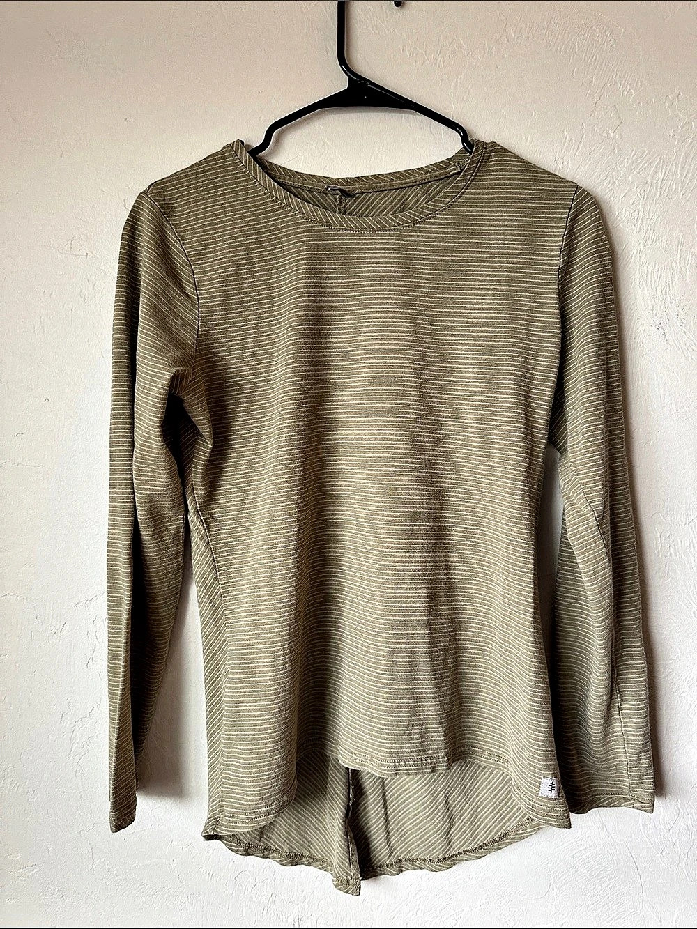 Royal Robbins Ridgeway Striped Long Sleeve Top in Brown Size Small